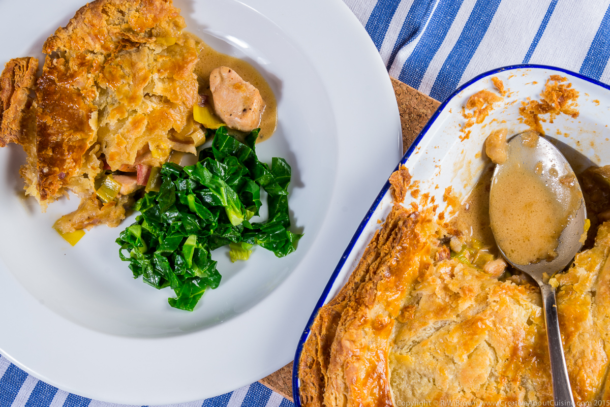 Chicken, Leek and Mushroom Pie